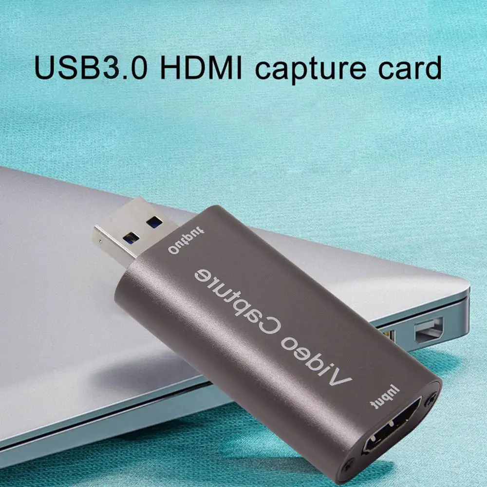 HD 4K 1080P Карта видеозахвата USB 3 0 2 HDMI видео записывающая коробка для PS4 игры DVD
