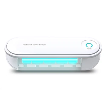 

6W Toothbrush Holder Rack with UVC Light Eliminator Lamp Ultraviolet Toothbrushes Dryer 200x6055mm Household Merchandises TB