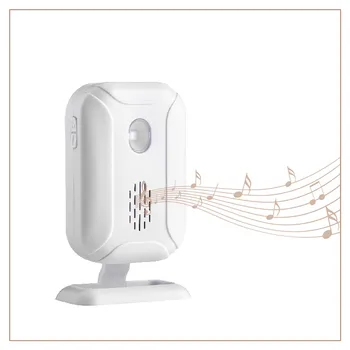

Wireless Door Open Chime Operating Range - 900FT|36 Chime Tunes|4 Volume Levels|LED Flashing Light AUG30