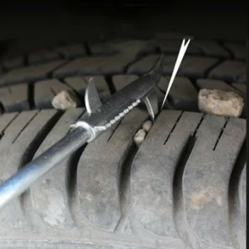 

Car Tire Clean tool Groove Detritus Remover Screwdriver Blue Equipment