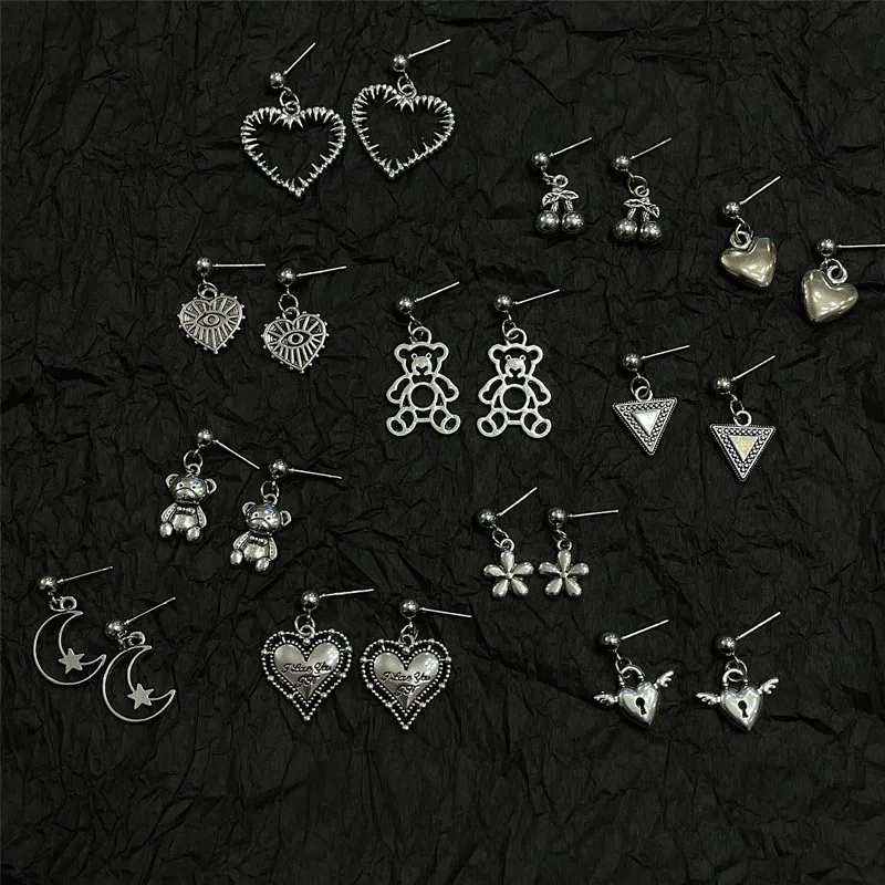 Женские металлические серьги в стиле хип-хоп | Украшения и аксессуары