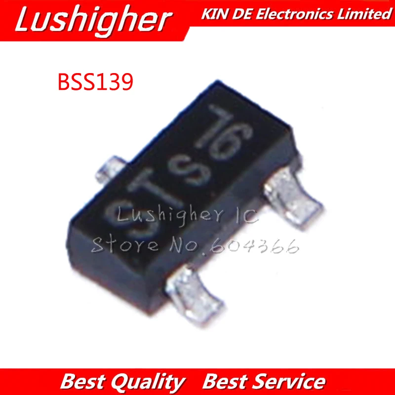 10 шт. BSS139 SOT 23 H6327 SMD FET SOT23 новый оригинальный|Интегральные схемы| |