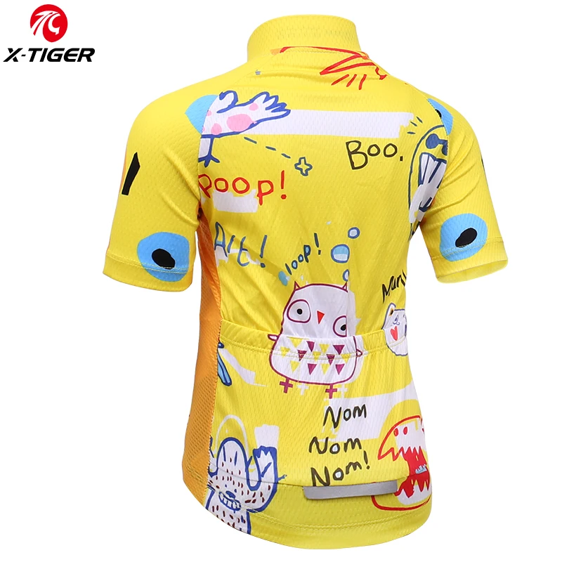 X-TIGER, летняя одежда для велоспорта MTB, детская одежда для велоспорта, одежда для велоспорта для детей, быстросохнущая одежда для велоспорта для мальчиков и девочек, одежда для велоспорта