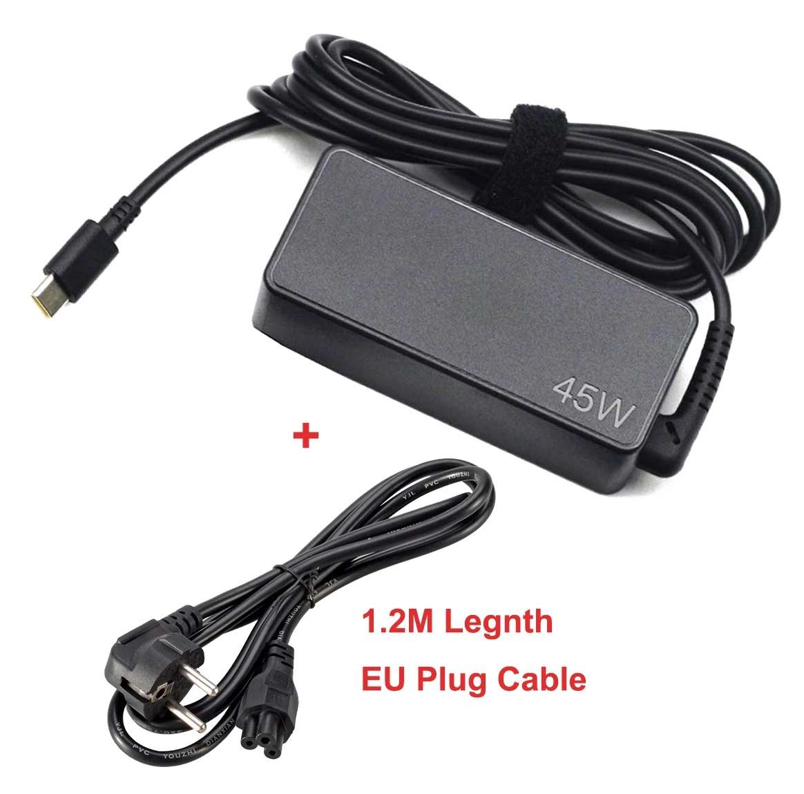 Зарядное устройство для ноутбука 45 Вт/65 Вт адаптер USB Type-C интерфейс питания Lenovo с