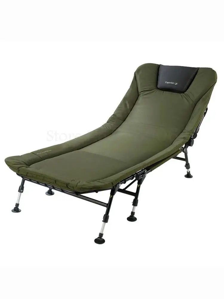 Folding Bed Camp Bed Outdoor Recliner Lunch Break Single Bed Chair