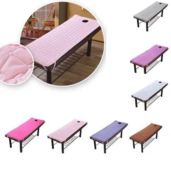 

WOSTAR 2020 new Solid Plaid Beauty Massage Table Bed Sheet Skin-Friendly Material Massage Sheet SPA Treatment Bed Cover