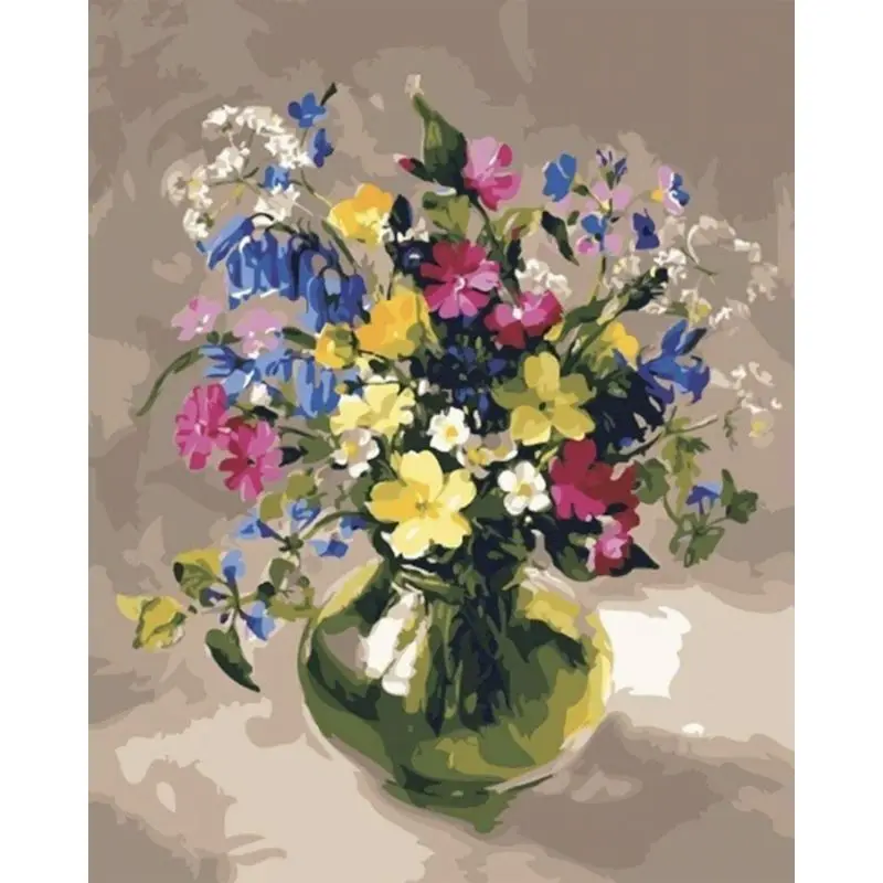 

Frame Dream Flowers DIY Painting By Numbers Home Wall Art Canvas Painting Picture By Numbers For Home Artwork Gift