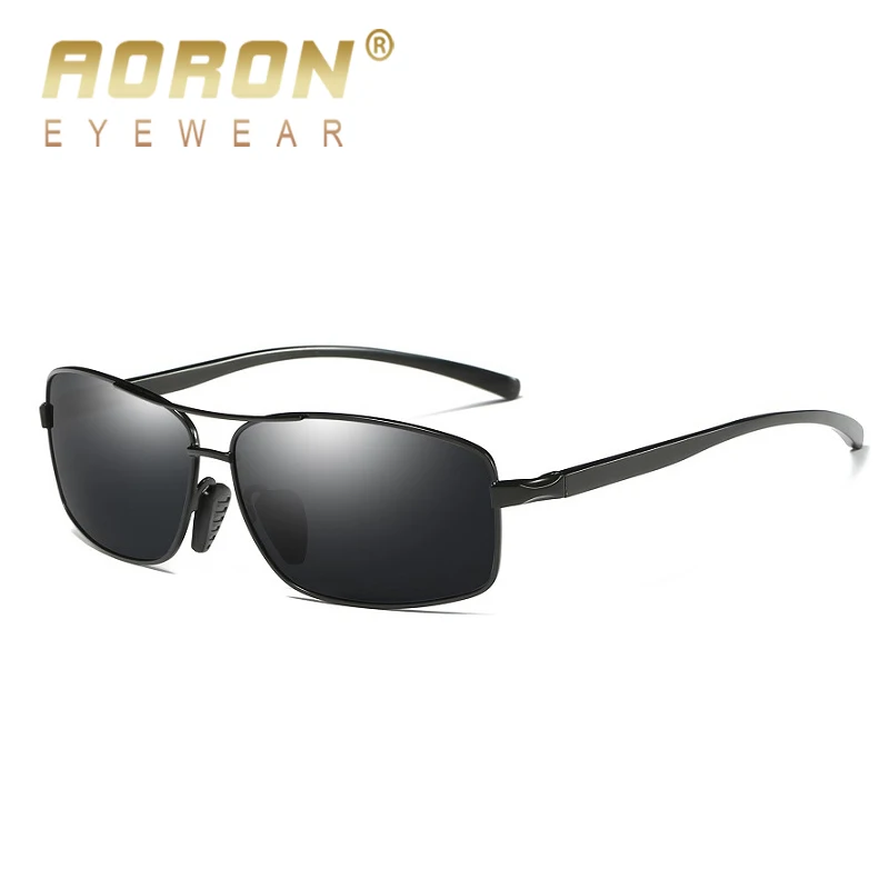 

AORON Brand Designer Polarized Mens Vintage Sunglasses Aluminum Magnesium Sun Glasses Male Goggle Eyewear Accessories For Men