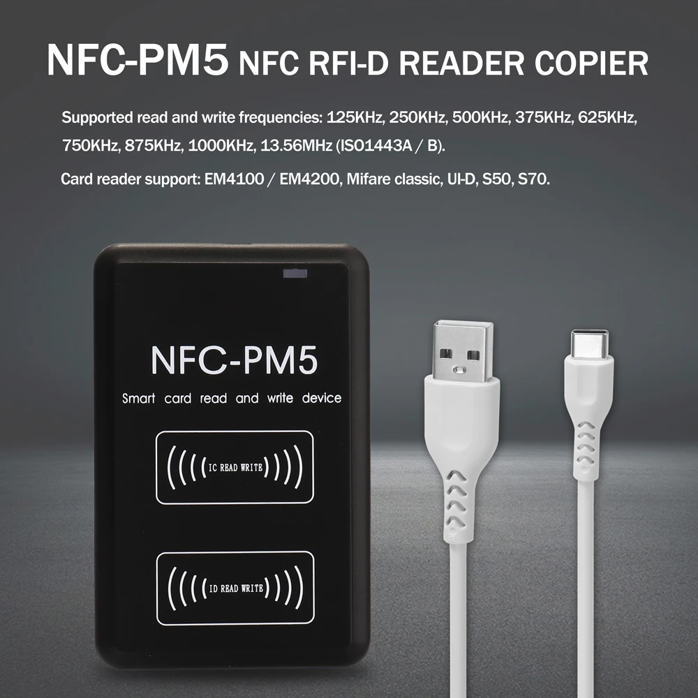 NFC RFI-D копировальный аппарат ic-считыватель писатель Дубликатор с функцией полного декодирования интеллектуальное устройство чтения и записи карт