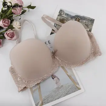 

Beauwear Sexy Lace Trim Bra Lingerie Women Underwear Intimates Embroidery Floral Brassiere Plus Size Bras 42E-52F