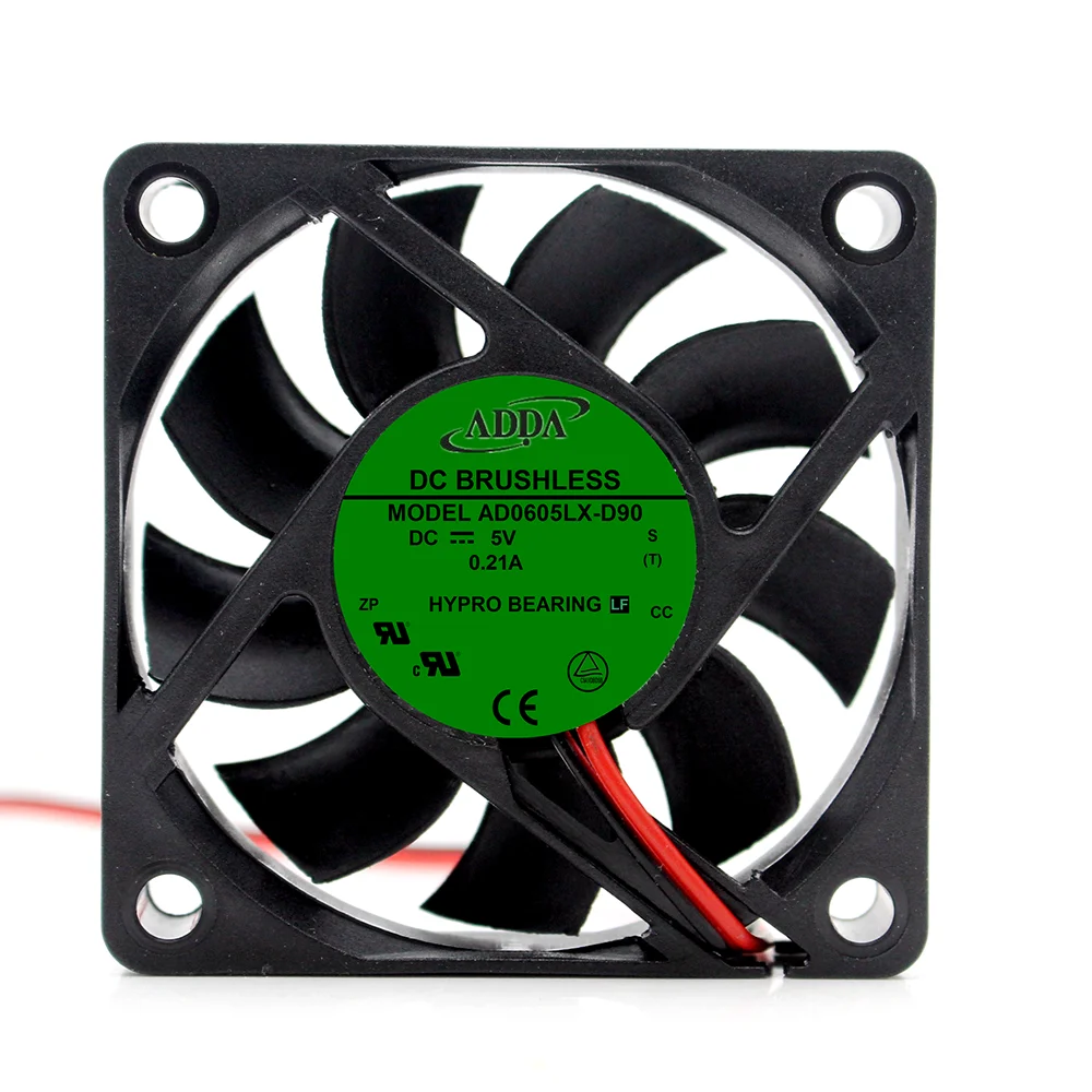 

New Free Shipping FOR ADDA AD0605LX-D90 60*60*1.5mm 5V 0.21A For Dahua DVR Fan For Dahua VCR Fan