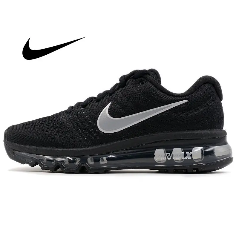 AIR MAX 2017 zapatillas para correr para hombre zapatillas de Color degradado absorción de golpes deportes duraderos al aire libre competición entrenamiento 849559| | - AliExpress