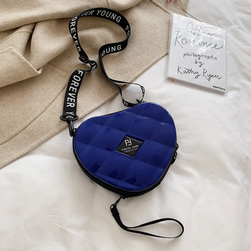 Модные роскошные сумки для женщин новая мини-сумка для любви Женская маленькая коробка сумка для макияжа клатч сумка через плечо сумка-мессенджер - Цвет: Синий
