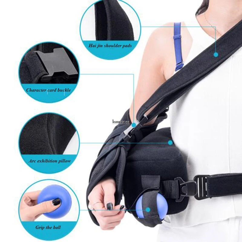 HANRIVERAdjustable отведения плечевого подушки с фиксированным ортопедические охвата рукой плечевой ремень плечевой перелом rehabilitatio