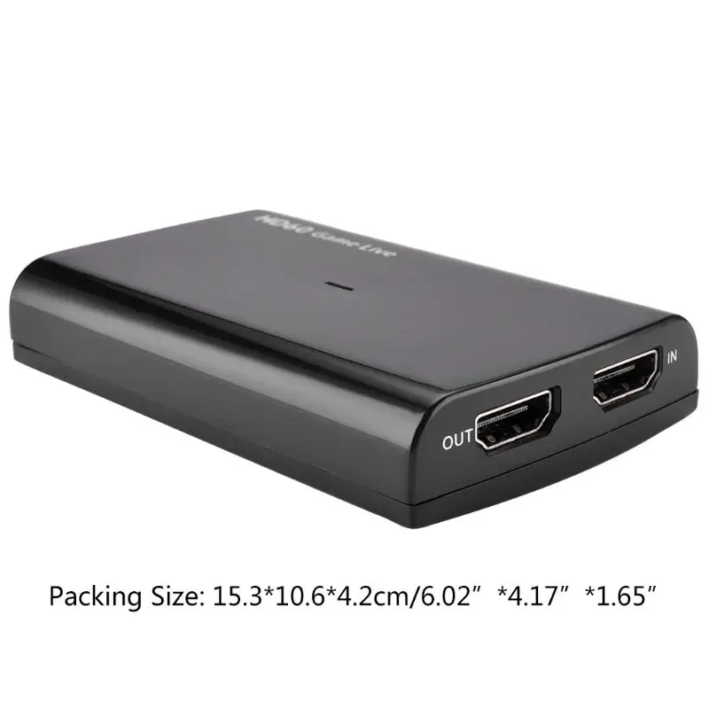 1 комплект HDMI видео ЗАХВАТ USB 3,0 Mic 1080P игра видео рекордер для PS3 PS4 tv Box