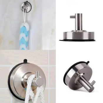 

1pc Bathroom Kitchen Wall Door Hook Hanger Vacuum Suction 5kg Hold Can Towel Shower Cup Sucker L5P9