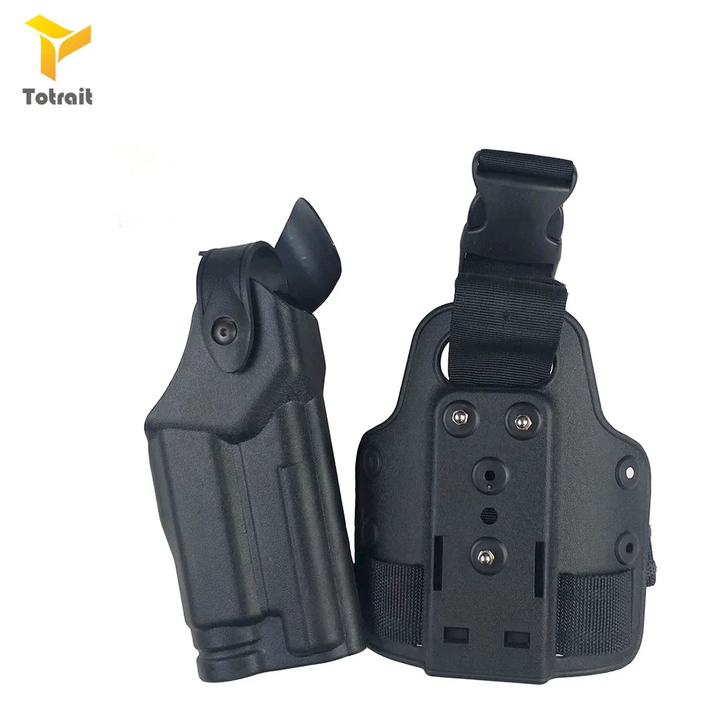 

TOtrait Tactical Sa-P226 Airsoft Gun Holster leg Platform Hunting Bearing Flashlight Right Hand Use Drop Leg Holster