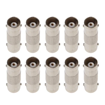 

10Pcs BNC Female To Female Connector Adapter For CCTV Video Surveillance System