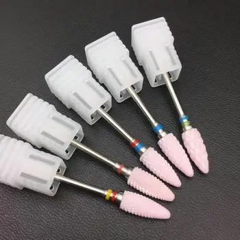 

1pc Nail Milling Cutter For Manicure Machine Ceramic Mill 3/32" Nail Drill Machine Set Cutter For Electric Nail Drill Bit