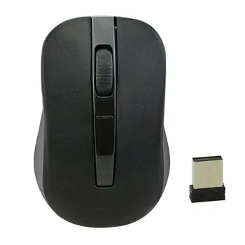 

Mute 2.4GHz Wireless 1000DPI 2 Keys Optical Mouse USB Receiver for PC Laptop