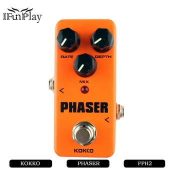 

KOKKO FPH2 Mini Analog Phaser Effect Guitar Pedal Electric Guitar Phase Effect Pedal True Bypass Full Metal Shell
