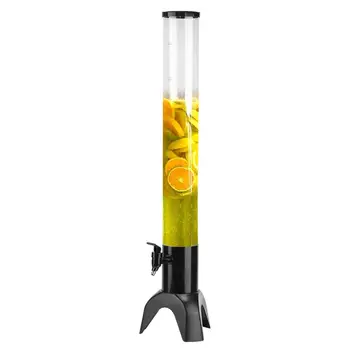 

3L Beer Dispenser Three legged Removable Ice Tube Draft Beer Tower Beverage Dispenser
