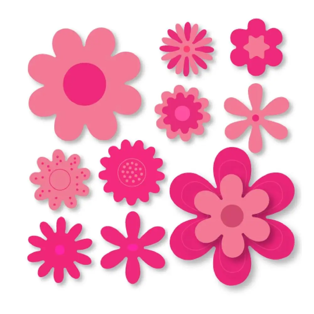  Flower petals set Metal Stencil Cutting Dies Stamps 3D DIY Scrapbooking Craft Photo Frame Invitatio - 4000144598520
