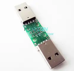 2 шт. USB в DIP конвертер адаптер 4pin для 2,54 мм печатной платы DIY Блок питания Горячий