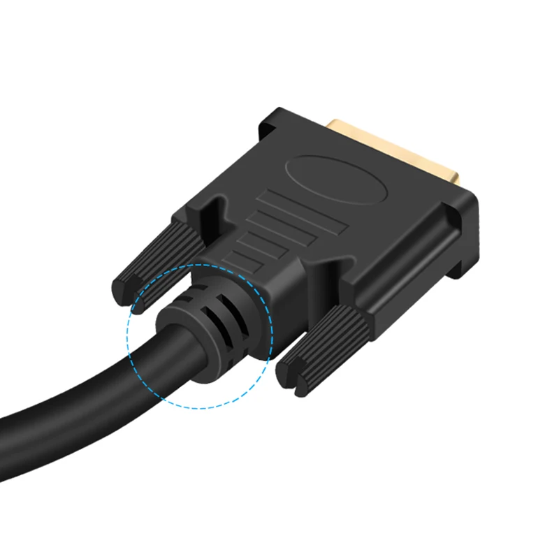 HDMI к DVI 24 + 1 Pin адаптер кабель 3D 1080P цифровой аудио конвертер 4K сплиттер для lcd DVD HDTV