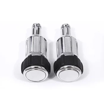 

2pcs Armrest knob Aluminum alloy 2014-2018 Silver Accessories Practical