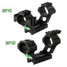 Тактический Кронштейн для винтовочного прицела консольные двойные кольца с духом пузырьковый уровень 11 мм до 20 мм Пикатинни до ласточкин хвост рельс 2 стиля