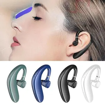 

New Wireless Headphone Bluetooth V5.0 Stereo Sound Waterproof Earphone Handsfree Business Ear-hook with Mic