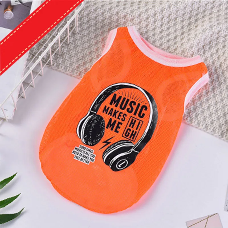 

2019 Summer Pet Dog Vest Clothes Mesh Puppy Cat Clothing for Small Dogs Chihuahua Yorkshire Shirts Cheap Dog Shirt Suit Pets HR