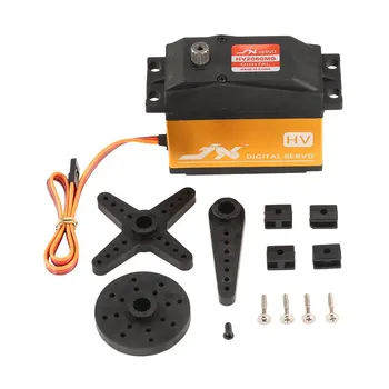 

JX PDI-HV2060 RC servo MG Metal 6.0-7.4V Digital HV Servo 62kg Torque Aluminums Case Coreless Part for 1/5 RC Car RC Accessories