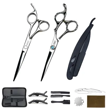 

6" 17cm JP Stainless Professional Hair Scissors Barber Cutting Shears Thinning Scissors Styling Tool Scissors for barber shop
