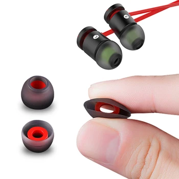 

12 Pcs/6 Pairs Ear Pads For Headphones Tips Ear Tips In-ear Earphone Covers Silicone Eartip 4.5mm Nozzle Earphone Accessories