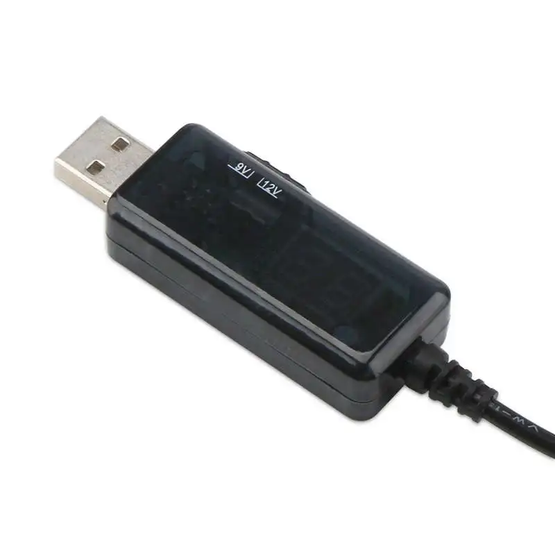 ABZC-Usb повышающий кабель 5V Шаг до 9V 12V Dc преобразователь напряжения 1A повышающий вольт трансформатор Dc регулятор мощности с выключателем и Le