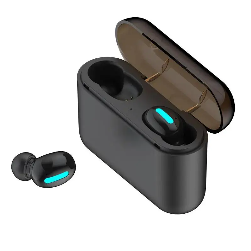 HBQ-Q32 наушники-вкладыши TWS с Беспроводной наушники Bluetooth спортивные наушники-вкладыши TWS с загрузочной чехол Портативный громкой связи Bluetooth гарнитура для Беспроводной гарнитура с микрофоном