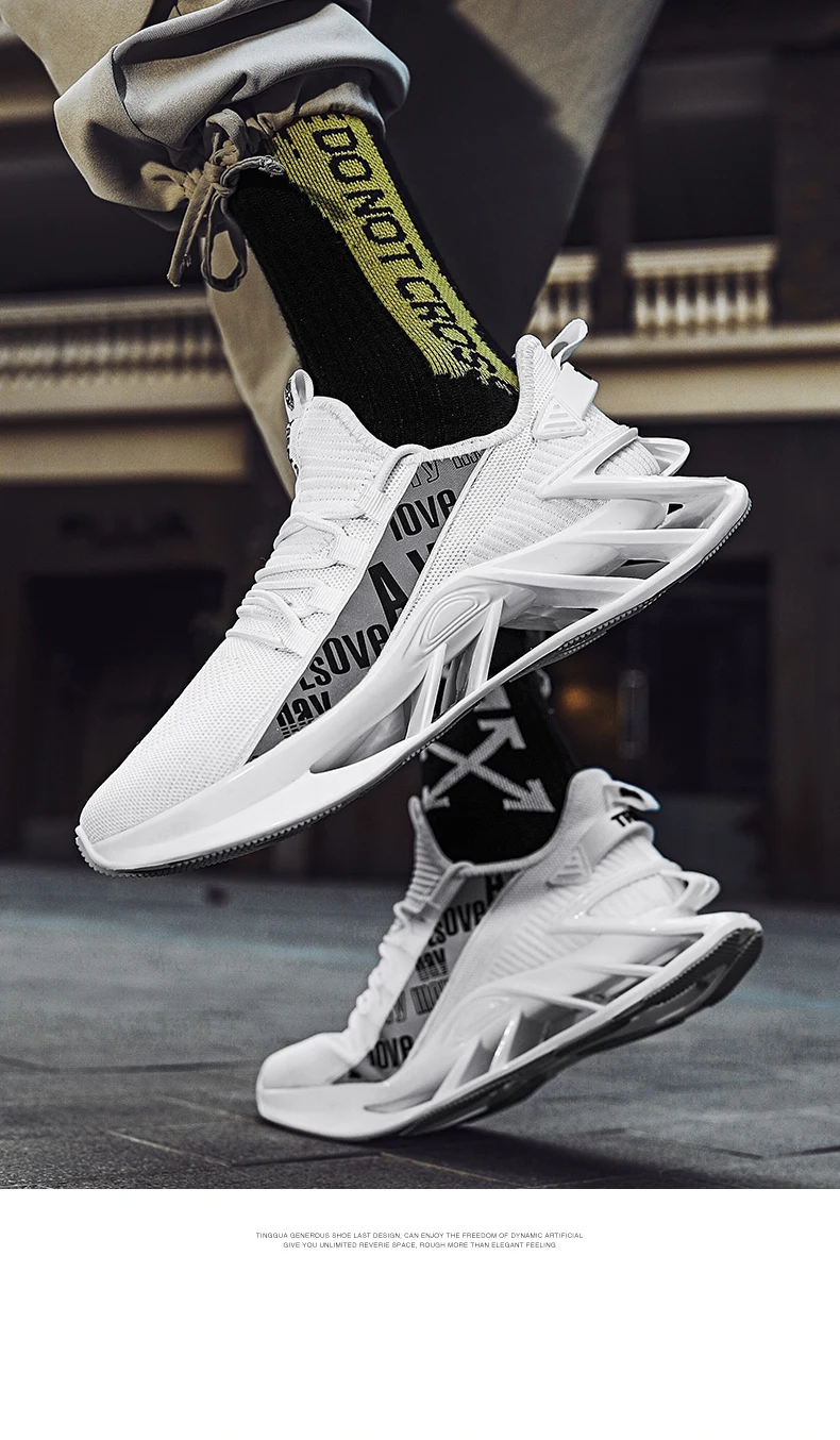 tenis masculino zapatos de hombre zapatillas hombre Zapatillas de deporte de lujo para hombre, zapatos informales de entrenamiento, mocasines blancos de moda, zapatillas de correr para hombre 45 H4d0c4935853c44e18e38a286aacf5933L