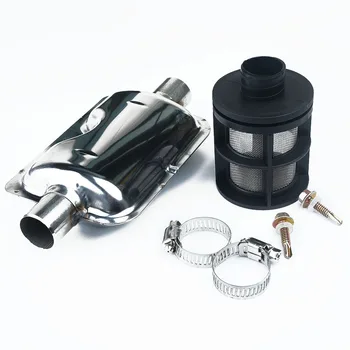 

Kit Air Filter Exhaust Black Heat resistance Replacement Set Practical