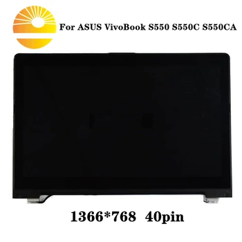 

Original Screen Assembly Touch Screen+LCD Screen Display+Frame For ASUS VivoBook S550 S550C laptop replacement