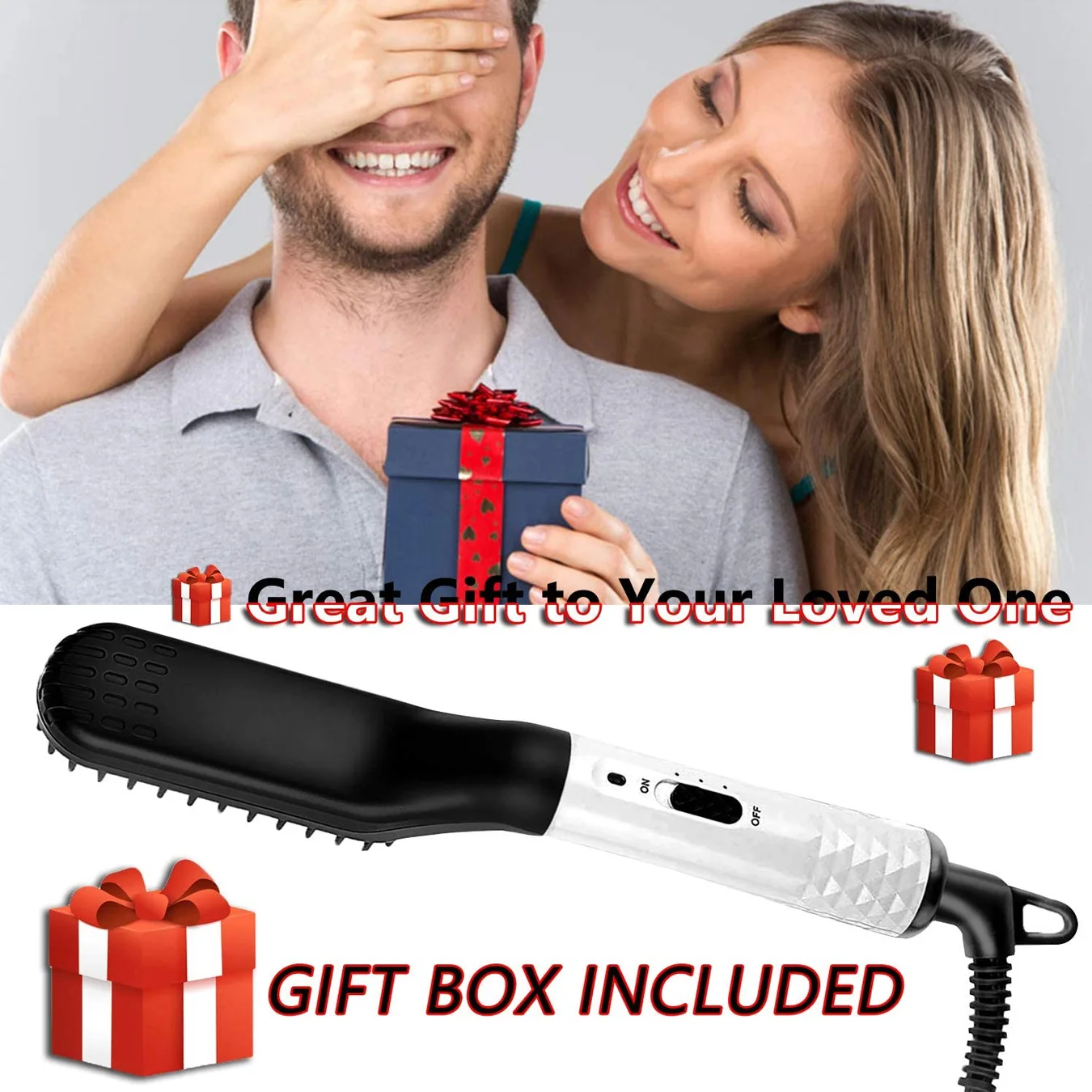 

Электрическая расческа для волос, Керамический выпрямитель для волос, с постоянной температурой