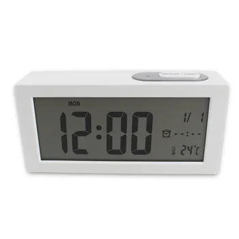 

Mute Snooze Electronic Clock Sensing Alarm Clock timer Large Screen Household Bedroom Fashion electronic watch table clock alarm