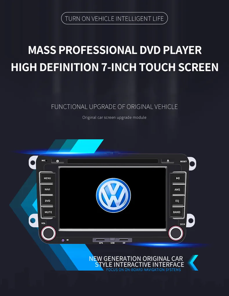 2 Din автомагнитола 2din Автомагнитола для VW Автомагнитола Coche Gps Navi RDS Mirror Link Автомобильная стерео камера заднего вида радио Para Auto