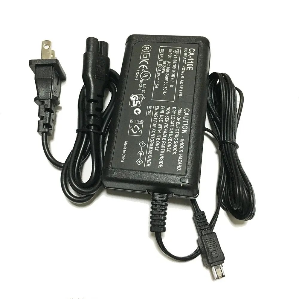 Fonte de Alimentação da Bateria Cabo para Canon Quente Adaptador Carregador Vixia hf R800 1.5a ac - Image 2