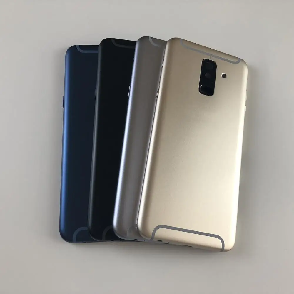 Для Samsung Galaxy A6 Plus 2018 + A605 A605F корпус металлический средняя рамка Задняя крышка