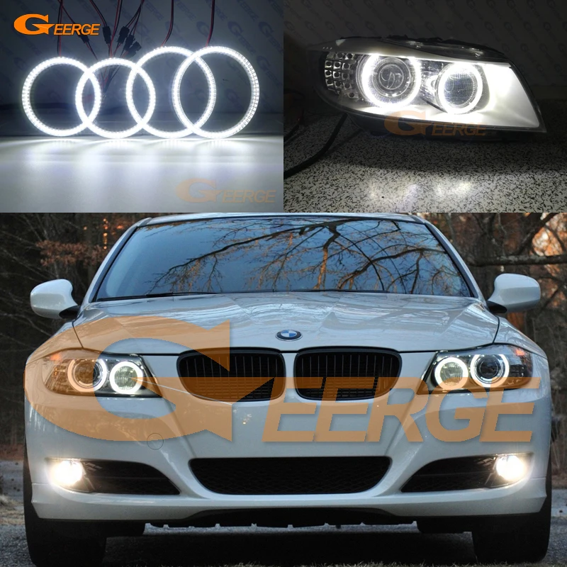 Для BMW 3 серии E91 E90 LCI 2009 2012 ультра яркий SMD светодиодный ангельские глазки набор