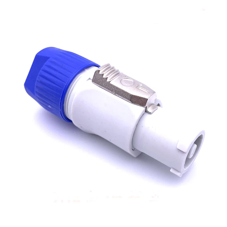 grey 10 шт./лот NAC3FCA вилка Speakon 3 штырьковый соединитель Powercon 20A 250V AC Мощность разъем синий/белый - Цвет: grey