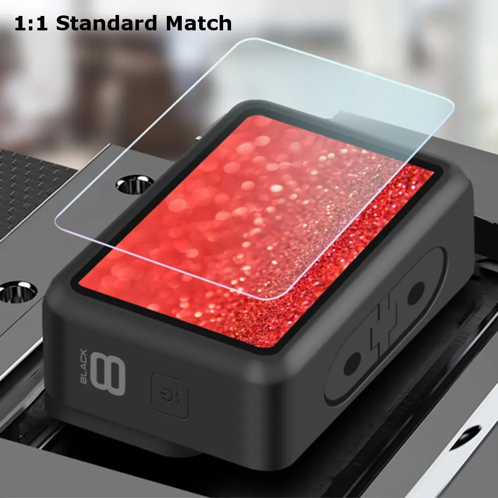 Экран Cover Protector прозрачный объектив камеры LCD Дисплей защитная пленка из закаленного стекла для GoPro HERO 8 черного цвета с видом от первого лица Камера