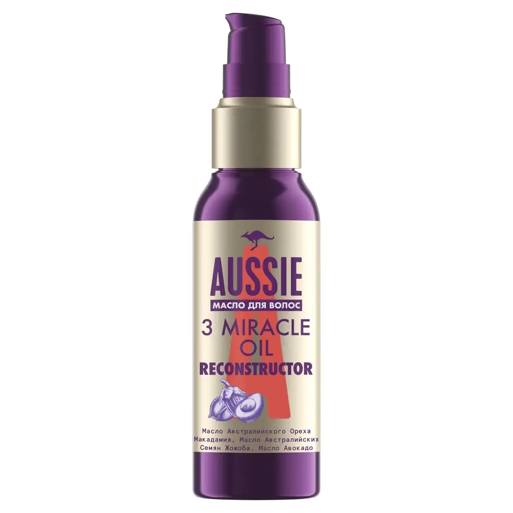 Масло для волос Aussie 3 Miracle Oil 100 мл. | Красота и здоровье